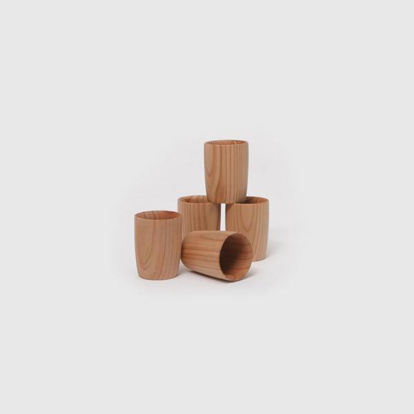Cedar Sake Cup Set