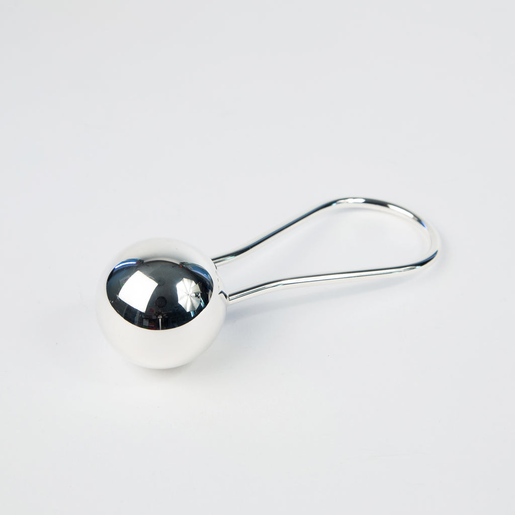 Silver Baby Rattle