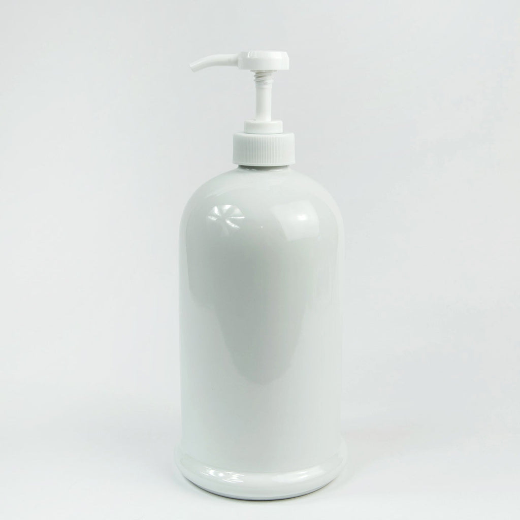 Stoneware Soap Pump - Large Round
