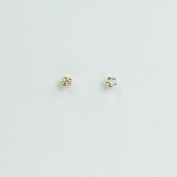 N + A Diamond Stud Earrings - Small